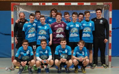 Männliche B-Jugend mit erfolgreicher Qualifikation und Kräftemessen gegen Leutershausen und Kronau-Östringen