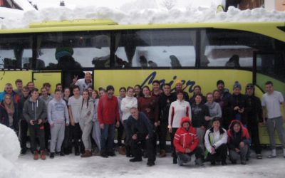 Die TSV-Handballfamilie beim Skiwochenende im Kleinwalsertal
