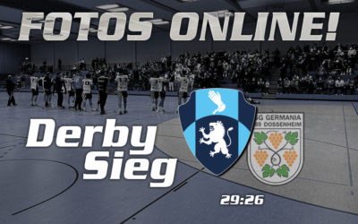 Derbysieg 29:26 für die Löwen: Fotos Online!