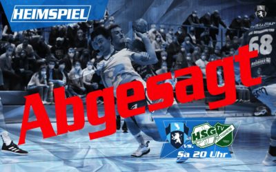 Heimspiel 12.3. abgesagt