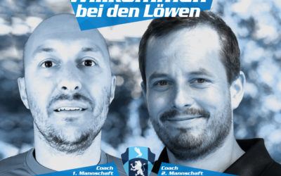 Neue Trainer für Männer 1 und Männer 2 der Löwen