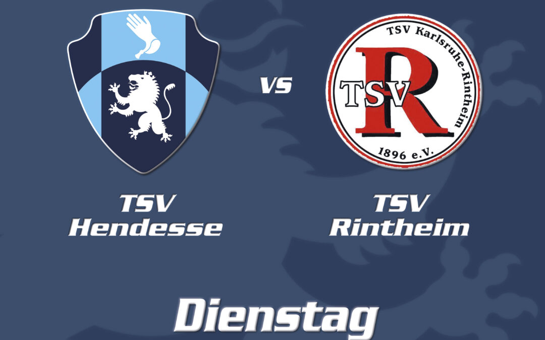 1. Mannschaft gegen Rintheim am Dienstag, 3.10. um 18 Uhr