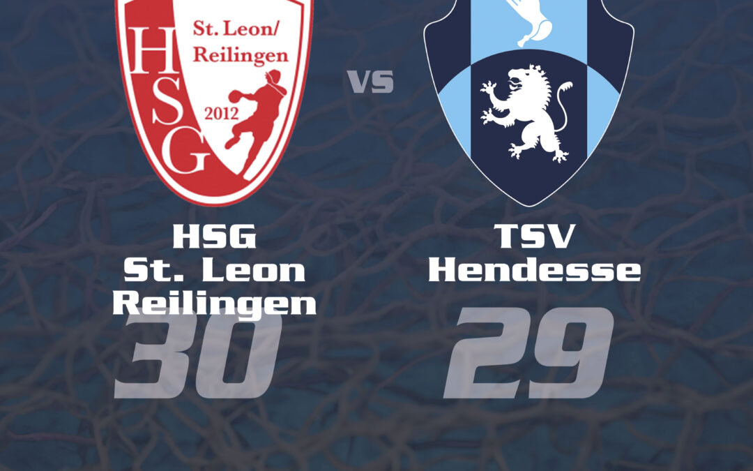 Vermeidbare 30:29 Niederlage im Harres bei der HSG St. Leon/Reilingen