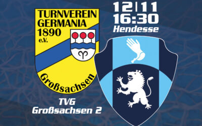 Auswärts am 12.11. in Großsachsen 16:30 Uhr