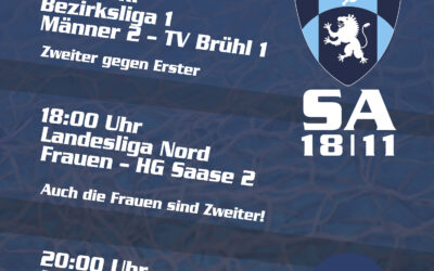 Heimspieltag aller aktiven Mannschaft am 18.11.