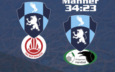 Löwen bleiben 2023 in heimischer Halle ungeschlagen – 34:23 Heimsieg gegen die TG Eggenstein