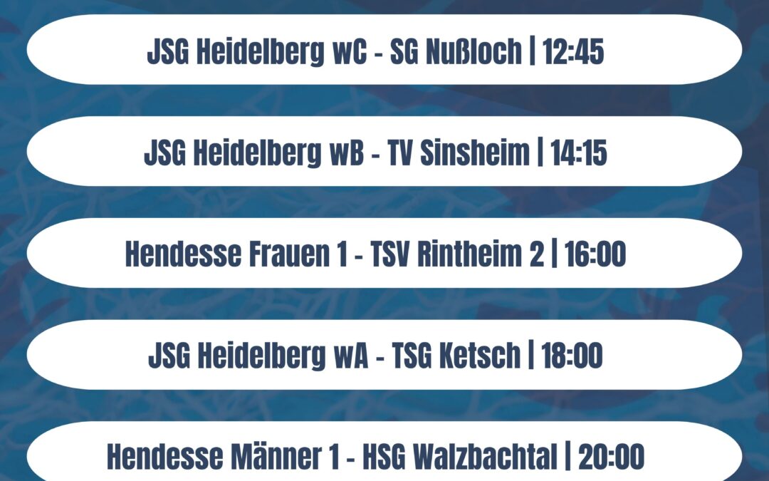 Neues Jahr, neuer Spieltag, gleiche Halle!