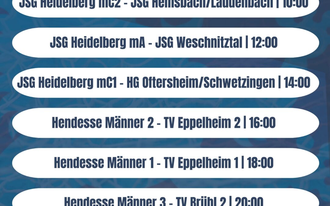 Endlich wieder Heimspieltag – und was für einer!