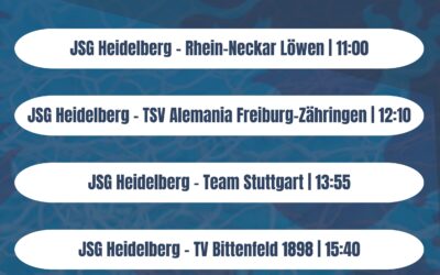 Qualifikationsturniere unserer JSG Heidelberg