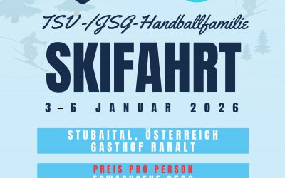 Ankündigung Skifahrt 3.–6. Januar 2026 ins Stubaital, Österreich