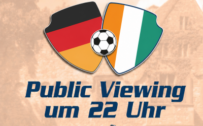 Public Viewing auf Kerwe!