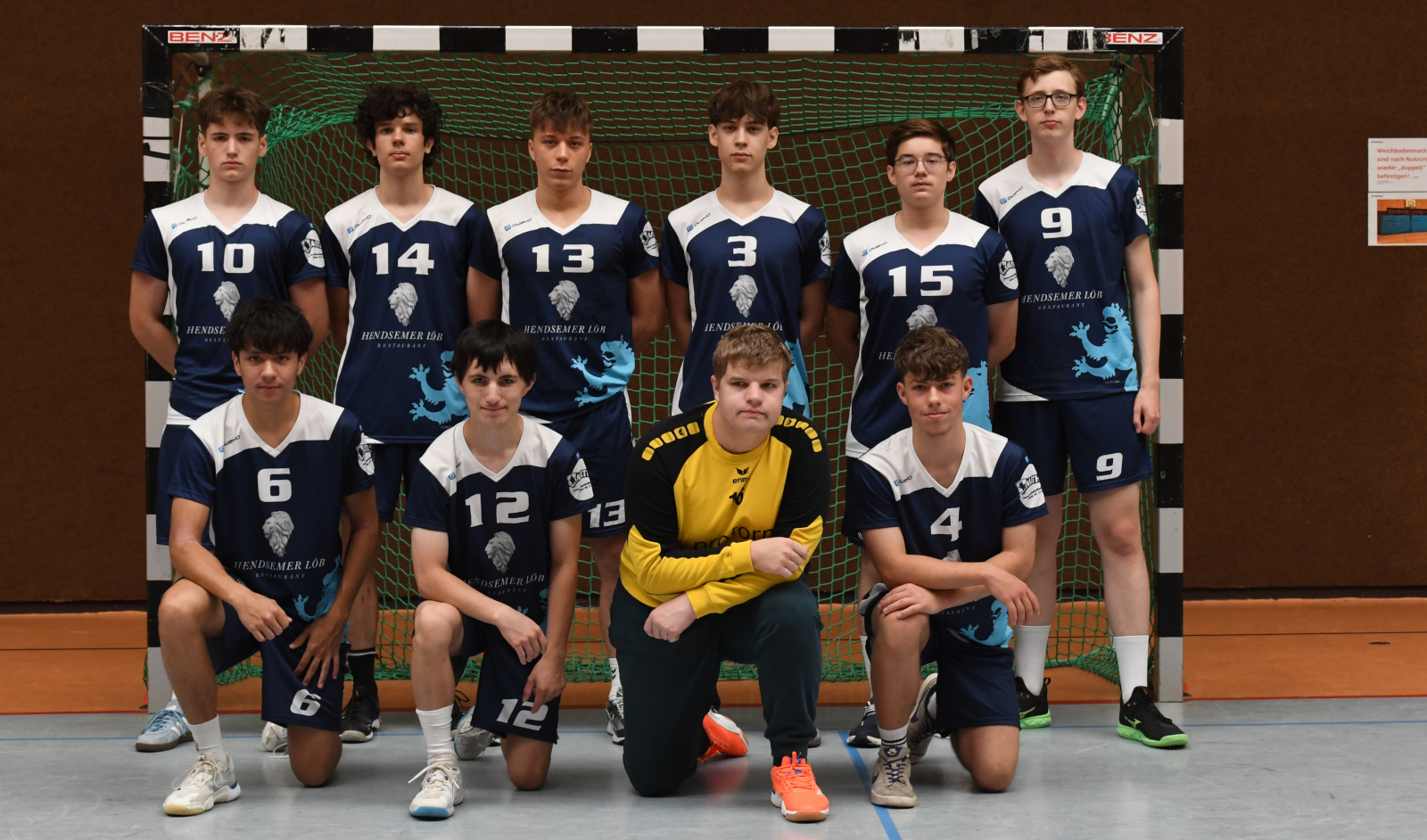 Saison 2022/2023: männliche B1-Jugend