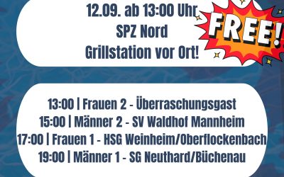 Saisoneröffnung diesen Samstag ab 13 Uhr!
